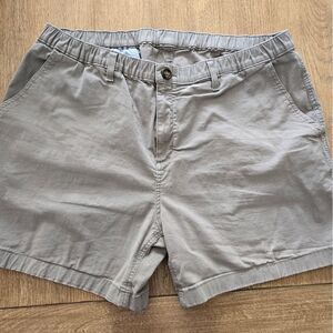 CHUBBIES Grey Khaki Cotton Blend Sz XXL 5.5‎ Inseam Mens Casual Shorts